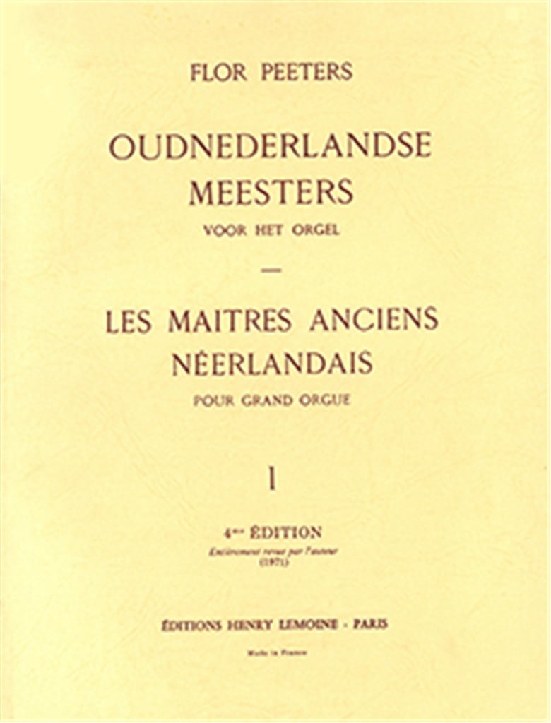 Maitres anciens Néerland Vol.1